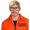 Image de W WIDMANN MILANO Party Fashion - Perruque pour hommes, blonde, cheveux artificiels, perruque cheveux courts pour Halloween