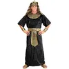 Image de Widmann - Costume tutan, tunique, col et ceinture sertis de pierres précieuses, bracelets, chapeau, roi d'Altagyptien, pharao, fête à thème, carnaval
