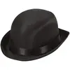 Image de Widmann 2486E   Melon, noir, bowler, chapeau, accessoire pour fête à thème, carnaval