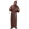 Image de Widmann - Costume moine, robe à capuche et ceinture, capucin, clergé, carnaval, fête à thème