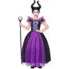 Image de Widmann - Costume enfant Malefizia, Robe, Coiffe, Halloween, Carnaval, Fête à thème,Multicolore,164 cm / 14-16 ans)