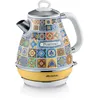 Image de Ariete 2869 Bouilloire Positano, Bouilloire électrique, 1,7L, Infusions, The, tisanes, Base sans fil, Auto-désignation, Jaune et Blanc