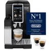 Image de De'Longhi Dinamica Plus ECAM382.70.B, Machine Automatique à Café en Grains, Cafetière avec Technologie LatteCrema, Machine Espresso avec 18 Recettes, Écran TFT 3,5", 1450W, Noir