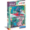 Image de Clementoni Disney Stitch Puzzle 2X20 - Supercolor, Puzzle Pour Enfants, Fabriqué en Italie, Multicolore - 24809