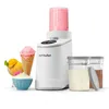 Image de nutribulllet Chill   Sorbetière pour Glaces, Sorbets et Yaourts Glacés, 5 Programmes Automatiques, Machine à Glace avec 2 Récipients et Couvercles, Idéale pour les Familles, Blanche (NBD0503W)