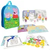 Image de K3yriders Sac À Dos Enfant Avec Accessoires Pour Jouer Et Colorier Peppa Pig
