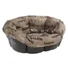 Image de Ferplast Coussin Rembourré Lit Chien, Remplacement Corbeille Plastique, Lavable, 114 x 83 x h 37 cm, Marron