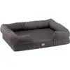Image de Ferplast Lit orthopédique pour chien MEMOR-ONE XL en mousse à mémoire de forme Gris 112 x 88 x 26,5 cm