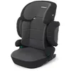 Image de Foppapedretti Siège auto Open I-Size pour enfant de 100 à 150 cm de hauteur, 3-12 ans, conforme ECE R129, fixation Dualfix (Isofix et non), protection des chocs latéraux, déhoussable, noir