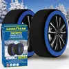 Image de Goodyear Calze da Neve Star Gripper Omologate Italia EN 16662-1:2020 Due Catene da Neve in Tessuto per Auto, Snow Sock Taglia XL, per R14 - R21 (Misure per Pneumatici Dettagliate all'Interno)