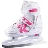 Image de Roces Jokey Ice 2.0 Girl Patins à glace réglables, blanc/fuchsia, taille 26-29 EU
