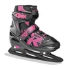 Image de Roces Jokey Ice 2.0 Girl Patins à glace réglables, noir/fuchsia, pointure 26-29