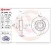 Image de 2 disques de frein brembo vernis uv 08.9488.11