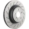 Image de Brembo 09.B842.41 - Disque de Frein Arrière avec revêtement anti-corrosion UV - 1 Disque