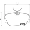 Image de 4 plaquettes de frein brembo p 06 010