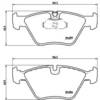 Image de 4 plaquettes de frein brembo p 06 022