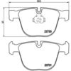 Image de 4 plaquettes de frein brembo p 06 026