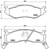 Image de 4 plaquettes de frein brembo p 11 006