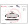 Image de 4 plaquettes de frein brembo p 15 005