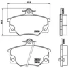 Image de 4 plaquettes de frein brembo p 23 017