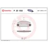 Image de 4 plaquettes de frein brembo p 23 032