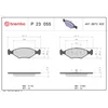 Image de 4 plaquettes de frein brembo p 23 055