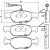 Image de 4 plaquettes de frein brembo p 23 057
