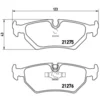 Image de 4 plaquettes de frein brembo p 23 062