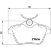 Image de 4 plaquettes de frein brembo p 23 067