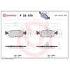 Image de 4 plaquettes de frein brembo p 23 079