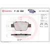 Image de 4 plaquettes de frein brembo p 23 080