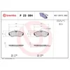 Image de 4 plaquettes de frein brembo p 23 084