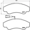 Image de 4 plaquettes de frein brembo p 23 092