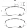 Image de 4 plaquettes de frein brembo p 23 100
