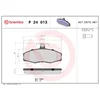 Image de 4 plaquettes de frein brembo p 24 013