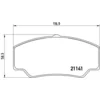 Image de 4 plaquettes de frein brembo p 24 023