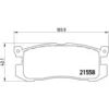 Image de 4 plaquettes de frein brembo p 24 025