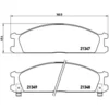 Image de 4 plaquettes de frein brembo p 24 026
