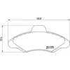 Image de 4 plaquettes de frein brembo p 24 029