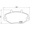 Image de 4 plaquettes de frein brembo p 24 033