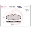 Image de 4 plaquettes de frein brembo p 24 039