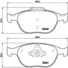 Image de 4 plaquettes de frein brembo p 24 058