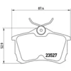 Image de 4 plaquettes de frein brembo p 28 030
