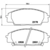 Image de 4 plaquettes de frein brembo p 28 032