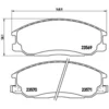 Image de 4 plaquettes de frein brembo p 30 013