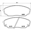 Image de 4 plaquettes de frein brembo p 30 019