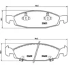 Image de 4 plaquettes de frein brembo p 37 005