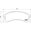 Image de 4 plaquettes de frein brembo p 37 008