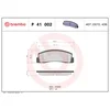 Image de 4 plaquettes de frein brembo p 41 002
