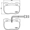 Image de 4 plaquettes de frein brembo p 44 004